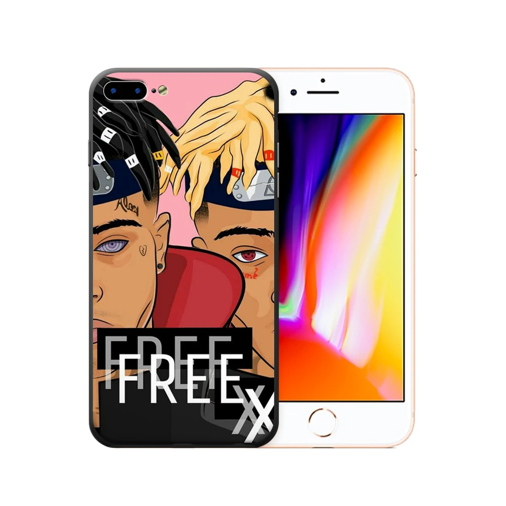 Xxxtentacion Rap Singer Phone case Printed Black Frame Soft Hard Back iPhone cases For X 8 7 6 6S Plus |