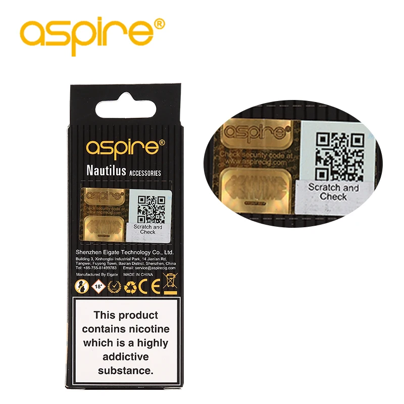 5 шт./лот электронная сигарета Aspire катушка Nautilus bvc 0.7ohm 1.6ohm 1.8ohm сопротивление электронная сигарета ЯДРО ЗАМЕНА Vape распылитель головка
