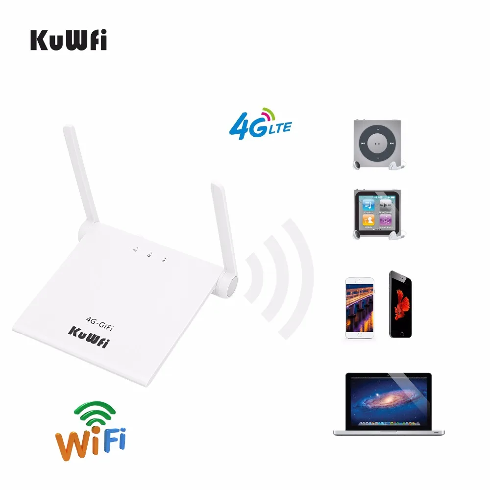 150 Мбит/с 4 г LTE Wi Fi маршрутизатор беспроводной закрытый с sim картой слот зарядное