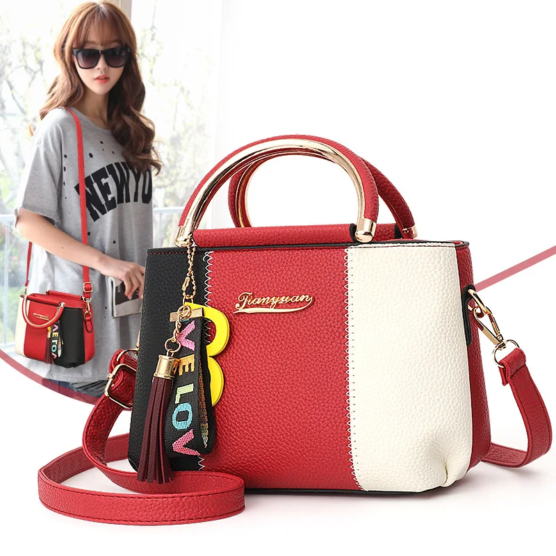 2018 Новый Для женщин сумки на ремне Искусственная кожа Мода плеча Crossbody лоскут 6