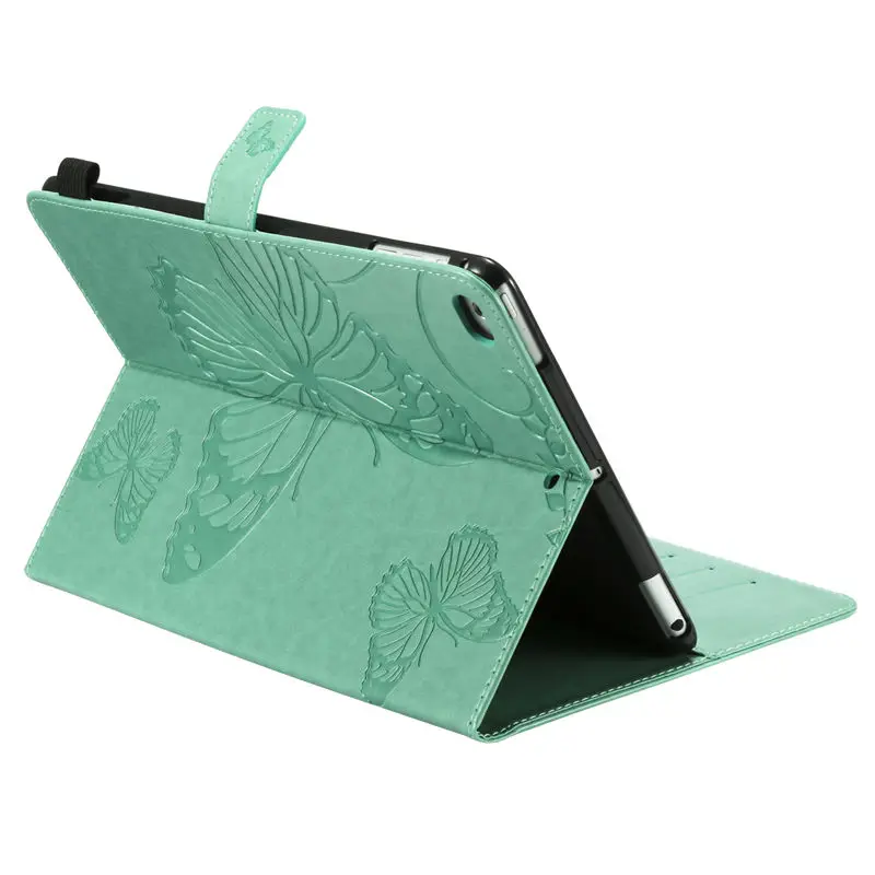 Для Apple нового IPad 9 7 2017 2018 A1822 A1954 планшет 3D бабочка рельефный узор чехол для Air 1 2 / 5 6