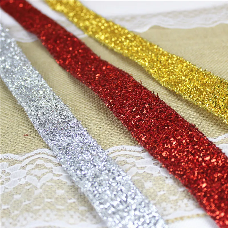 Блестящая лента шириной 3 8 см С Рисунком рождественские орнаменты снежинки Decora