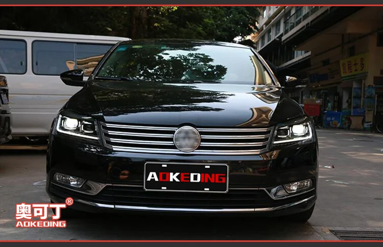 Фары для VW Passat B7 2012- Magotan DRL дневные ходовые огни Светодиодный Биксеноновая лампа Противотуманные фары, аксессуары для автомобиля