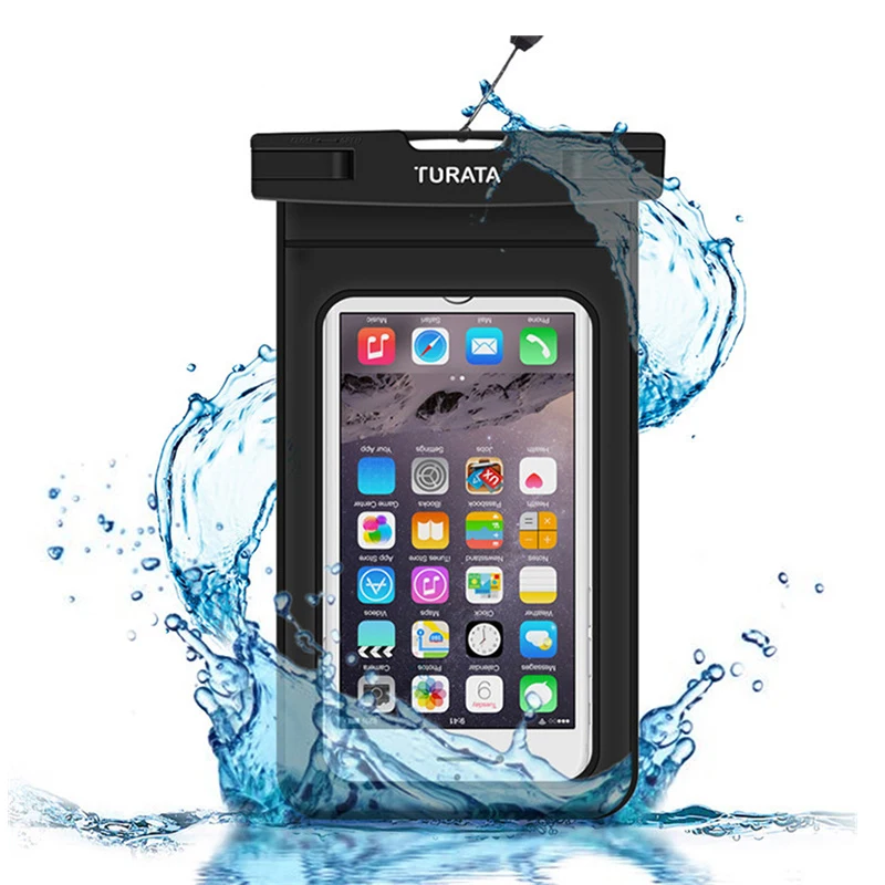 Turata Водонепроницаемый чехол для iphone 8 7 6 Plus Samsung S7 S6 Edge Универсальный Телефонные