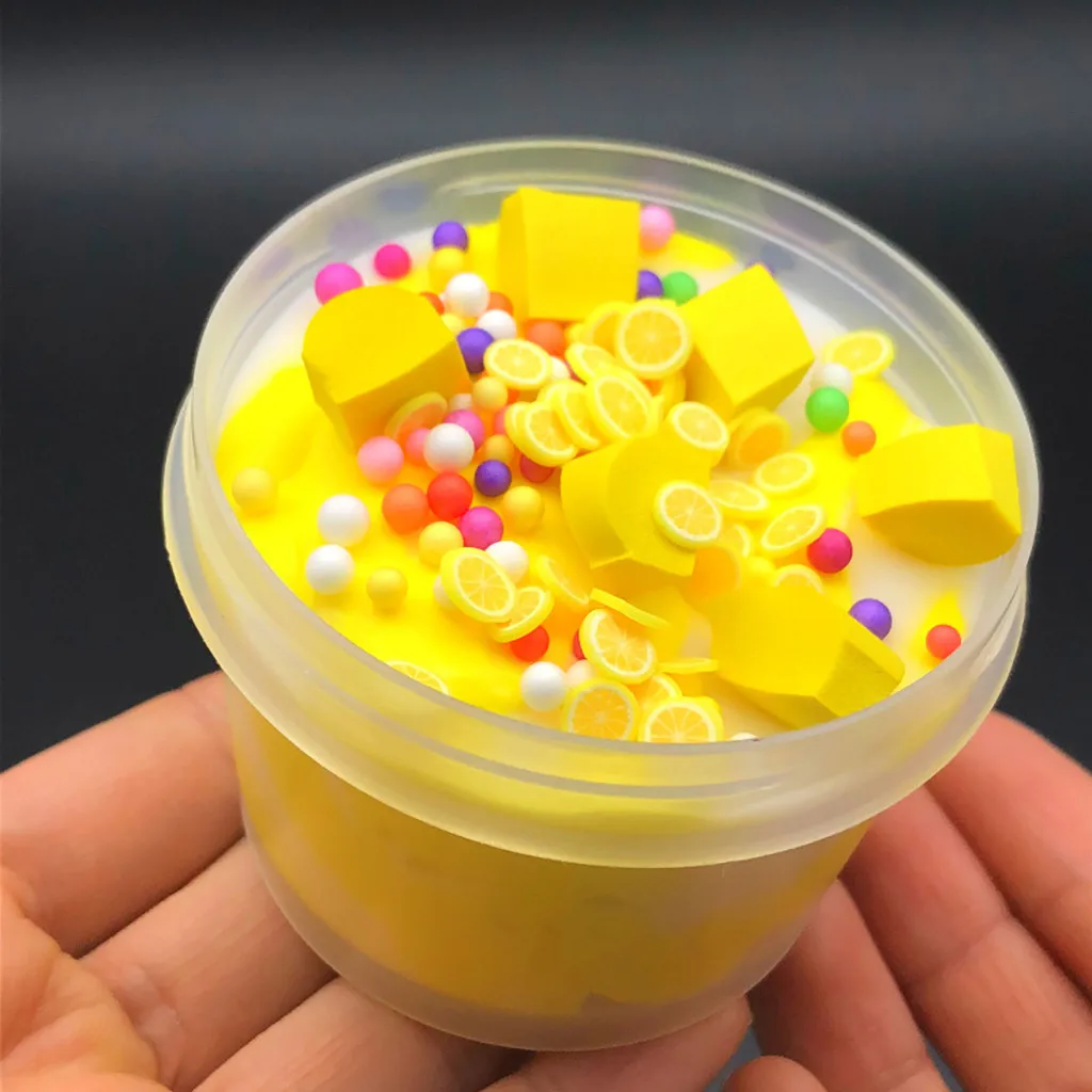 HIINST Slime игрушки для детей Детские красочные фрукты слизь снятие стресса игрушка