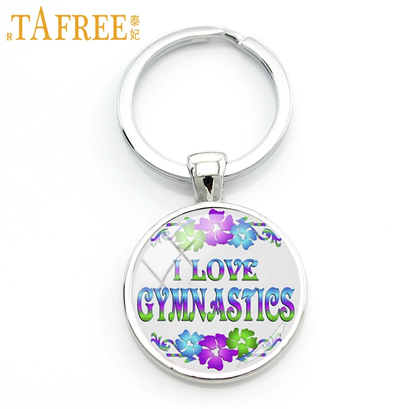 Женский брелок для гимнастики TAFREE винтажный аксессуар спорта и SP120|keychain