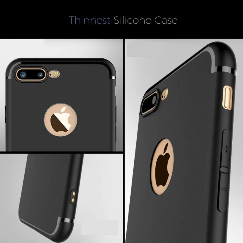 Для iPhone 7 8 XR X XS Max 6 6S Plus чехол для телефона Роскошный ультра тонкий мягкий
