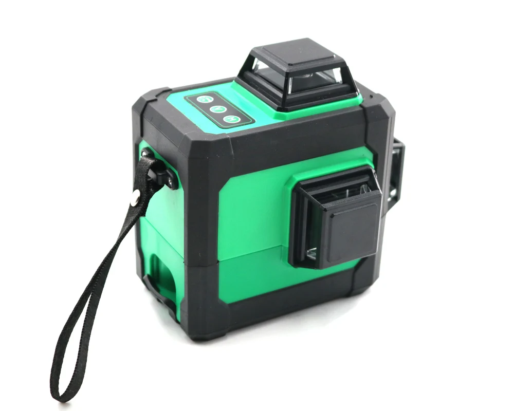 Green Laser Level 12 Line 3D 360 Vertical And Horizontal Self-leveling Cross with outdoor | Инструменты