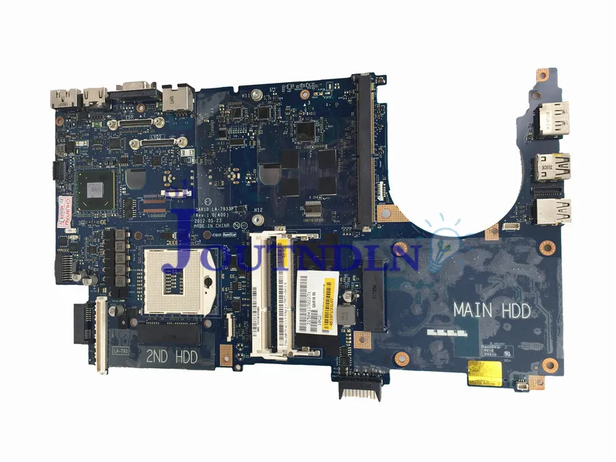 Материнская плата JOUTNDLN для ноутбука Dell Precision M6700 CN-0P7V6Y 0P7V6Y P7V6Y QAR10 LA-7933P DDR3