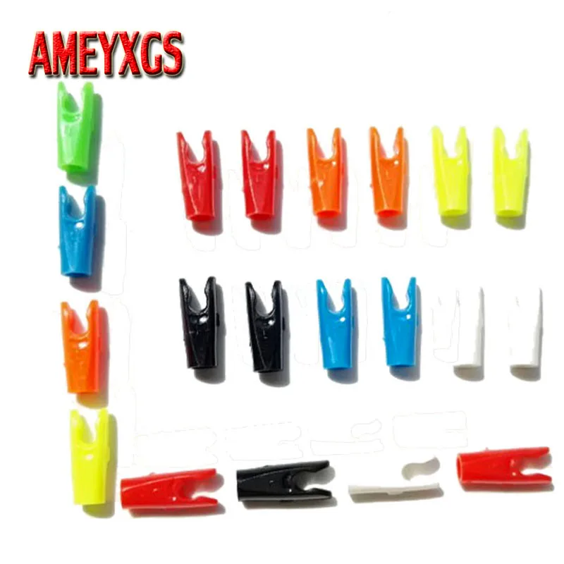 20 шт. стрела для стрельбы из лука пластиковые штифты размер L ID 6 2 мм хвост стрелы