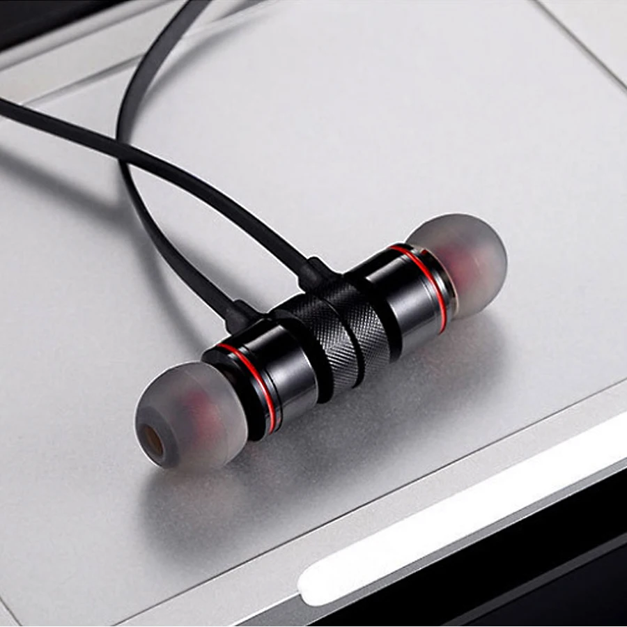 Беспроводные Bluetooth беспроводные наушники, беспроводные наушники-вкладыши, Металлические Магнитные Hi-Fi стерео басы, спортивные наушники для всех телефонов