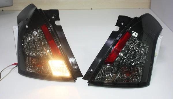 Для SUZUKI Swift светодиодный задний фонарь 2006 2007 2008 2009 2010 год задний фонарь с Парковка лампы поворота поворотные сигналы, во-вторых