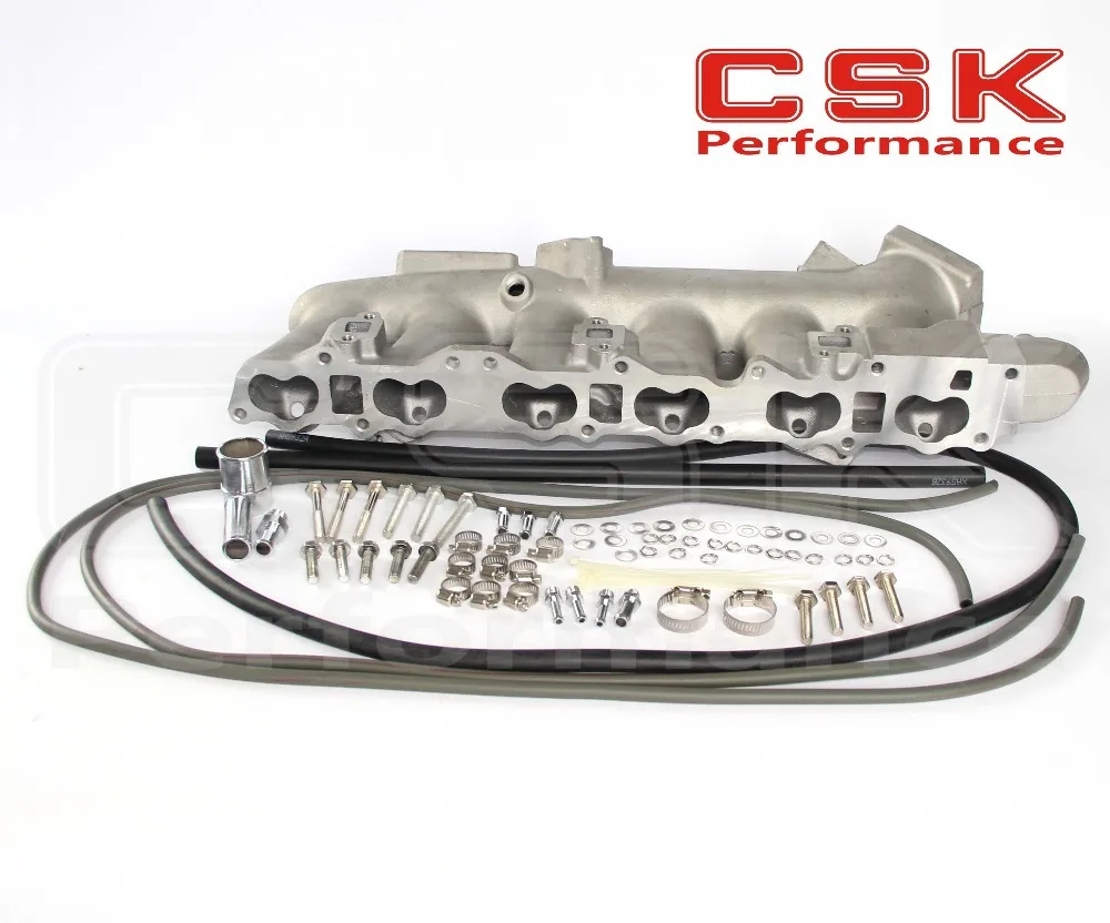 Литой алюминиевый впускной коллектор для Nissan 240SX RB25det RB25 Skyline R32 R33 R34 1989 1998|aluminum intake