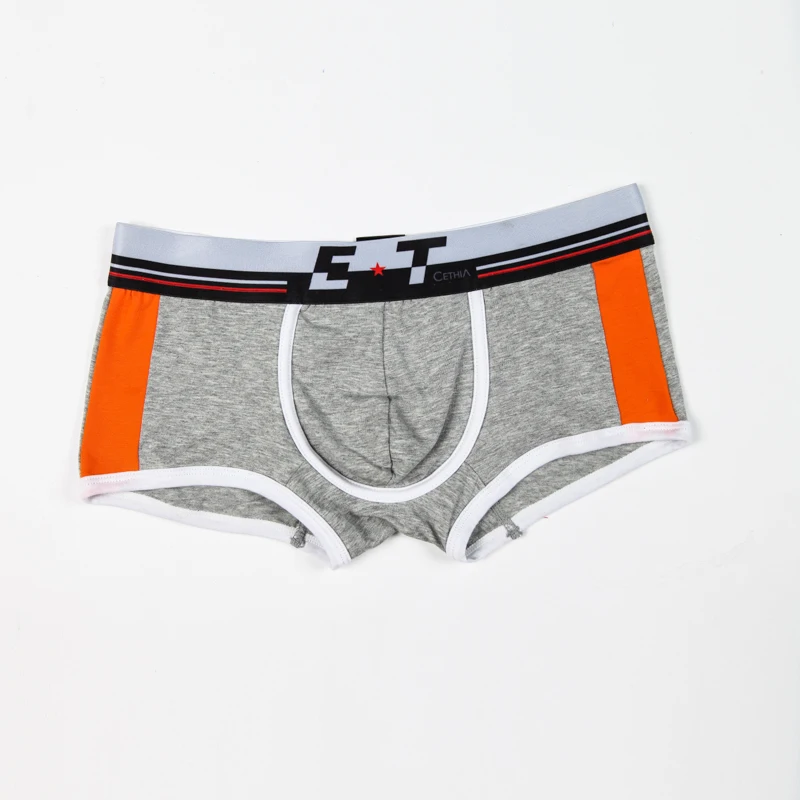 Лидер продаж Модные Боксеры хлопок Cueca Гей мужское белье шорты-боксеры Человек