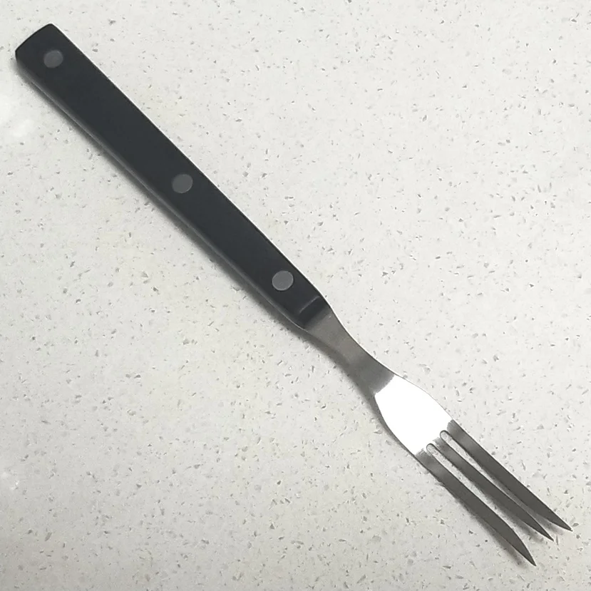 Miu Франция Sharp 10 дюймовая шпилька для мамы вилка из нержавеющей стали 3 контакт с