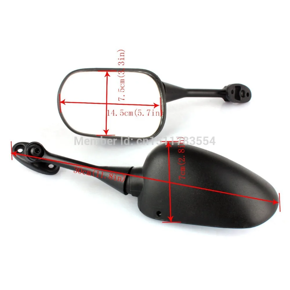 Зеркальный чехол для мотоцикла HONDA CBR 600 RR 2003 2006 2004 2005 CBR600RR 2007 2011 CBR1000RR 2007|Боковые