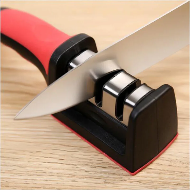 

Профессиональная 3-ступенчатая точилка для кухонных ножей, домашний инструмент для заточки, точилка для ножей, кухонные инструменты