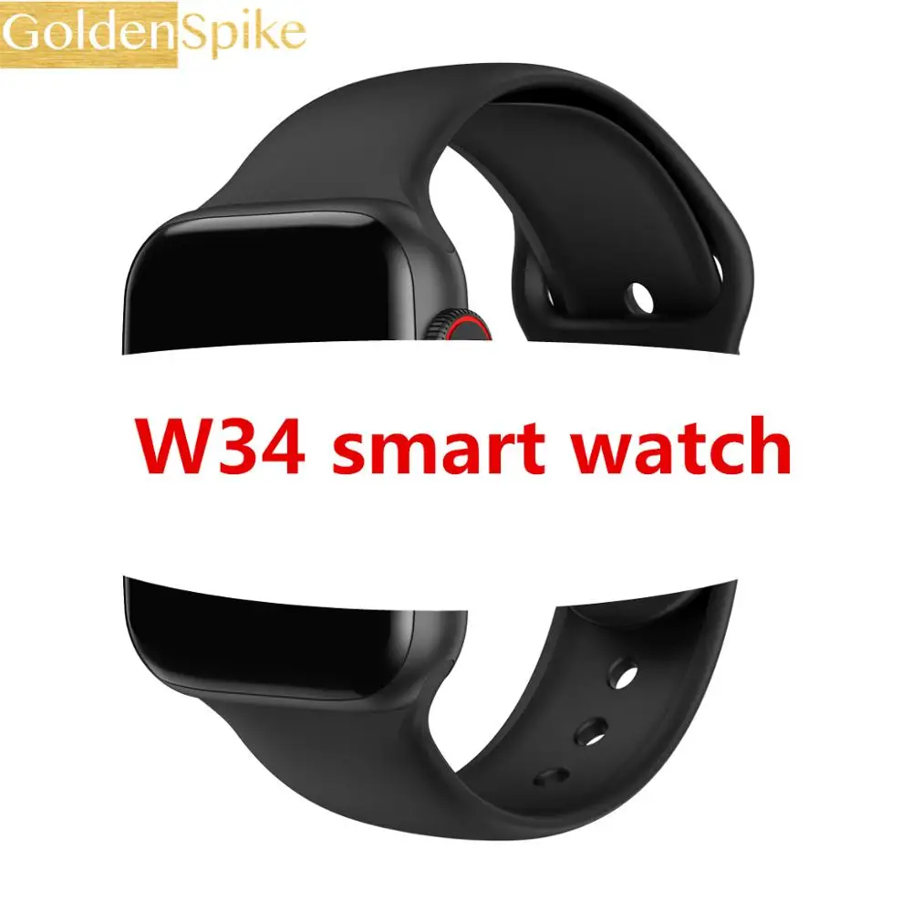 Умные часы с Bluetooth W34 PK IWO 8 ECG монитор сердечного ритма умные для мужчин Android ios huawei