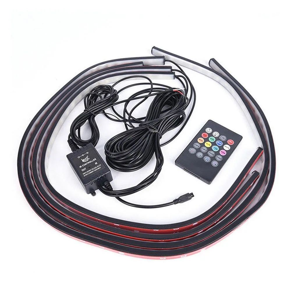 Remote и голос Управление RGB красочные Светодиодные ленты Комплект