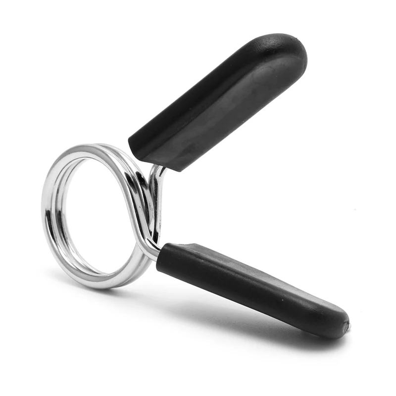 2Pcs 30mm Barbell Gym Weight Lifting Bar Dumbbell Lock Clamp Spring Collar Clips | Спорт и развлечения