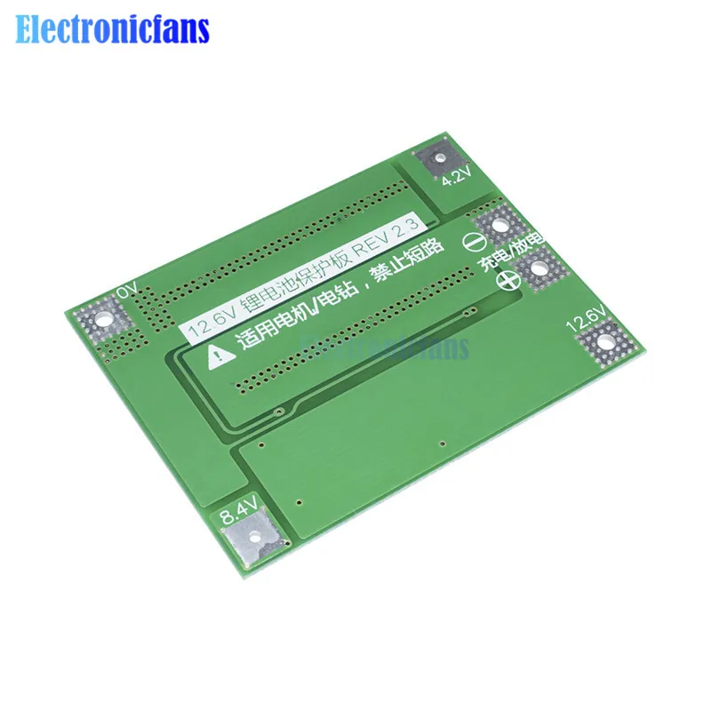 3S 40A литий ионный аккумулятор зарядное устройство Lipo модуль PCB плата защиты BMS для