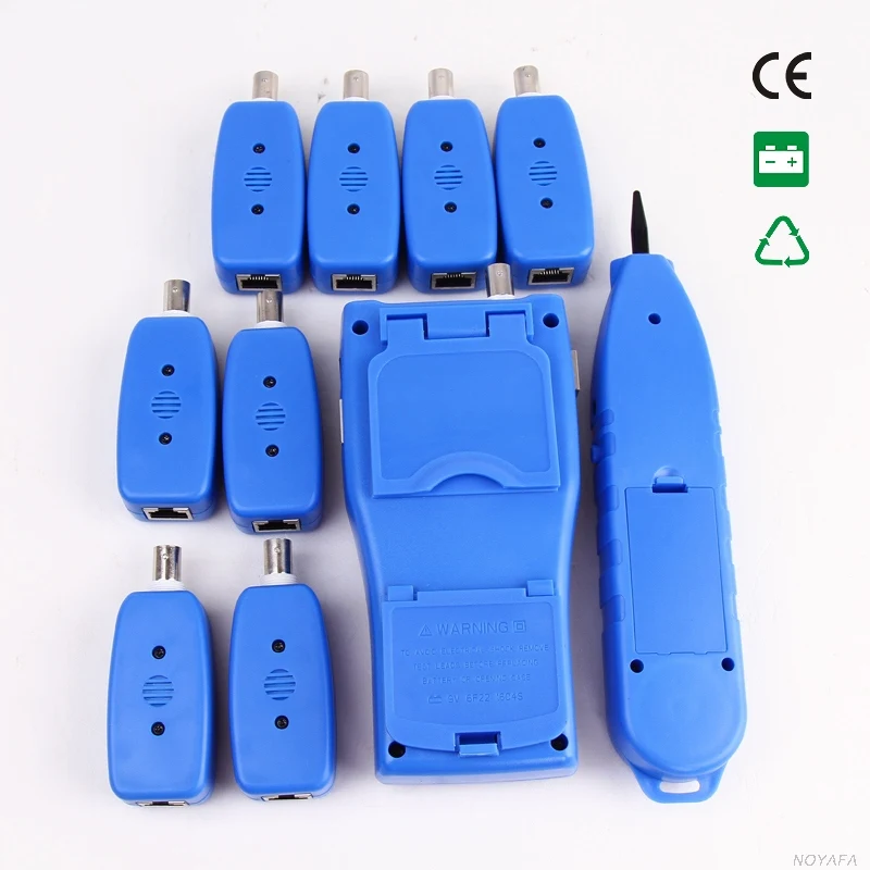 NOYAFA телефон с трекером телефонных проводов сетевой кабель LAN тестер для USB BNC RJ45 RJ11