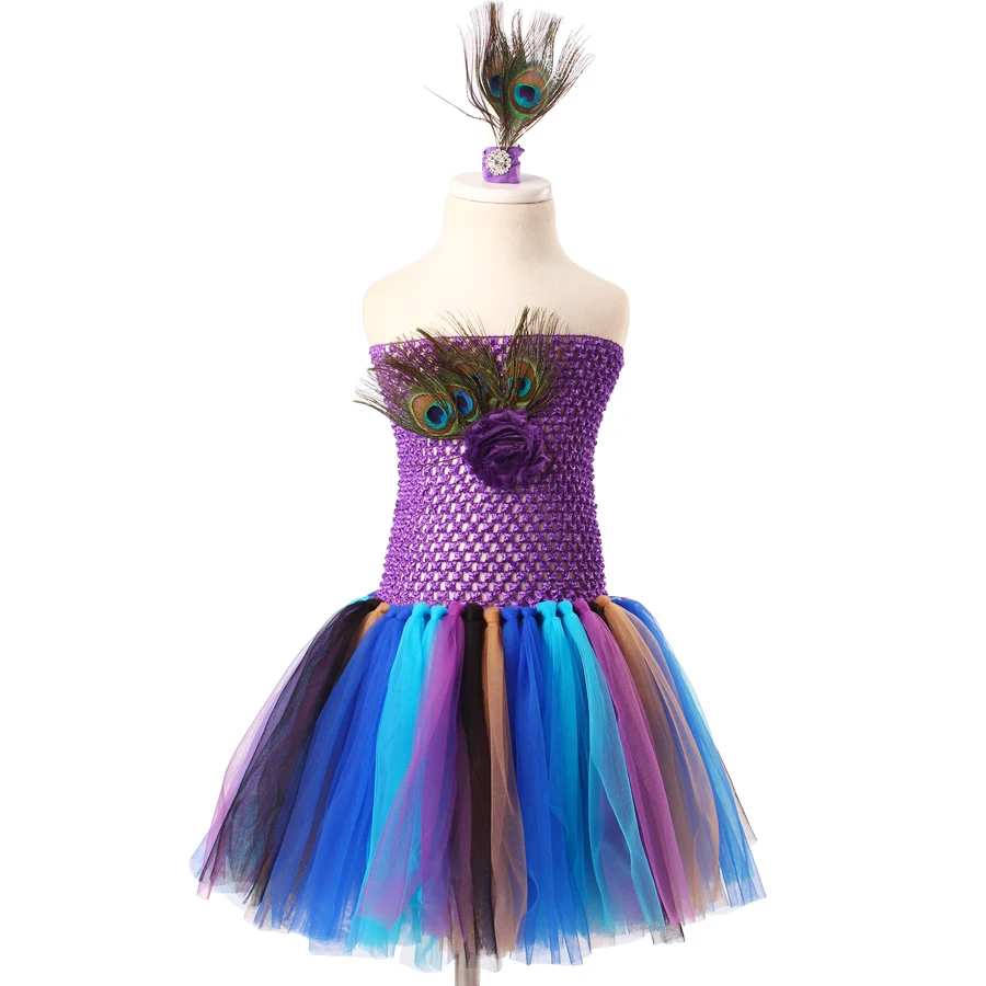 Платье-пачка с повязкой на голову и пачкой TS131 | Детская одежда обувь