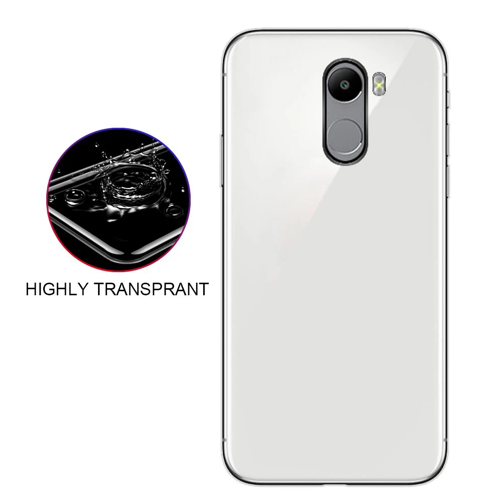 Для Xiaomi Redmi 4 стандартный выпуск прозрачный мягкий чехол с полузащитным