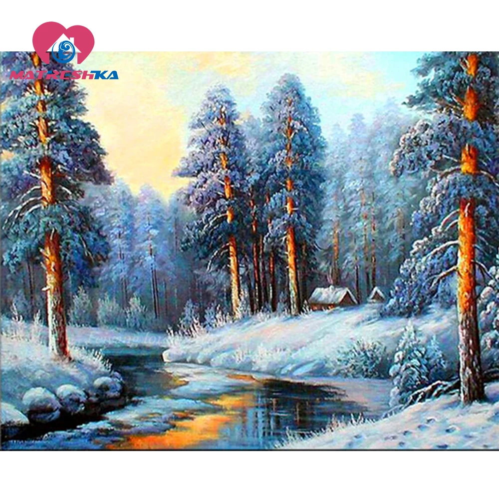 5d diy алмазная живопись Вышивка природа мозаика алмаз полный картины с