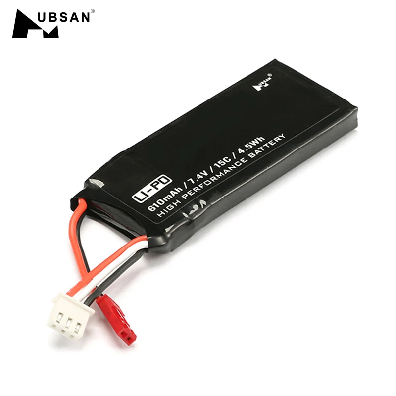 Hubsan X4 H502S H502E RC Quadcopter запасные части 7 4 V 610mAh 15C 4.5Wh перезаряжаемый Lipo аккумулятор
