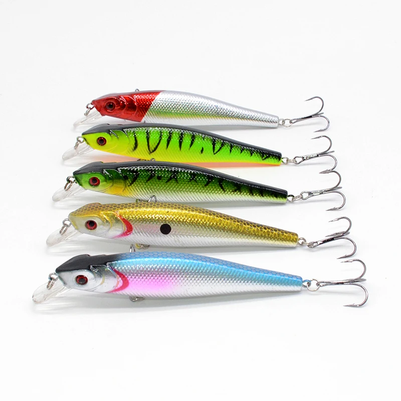 

1Pcs Fishing Lures Isca Artificial Triangle Head Minnow Fishing Lure Leurre Dur Wobbler Hard Lure 12cm 12g Leurre Suitable Bass