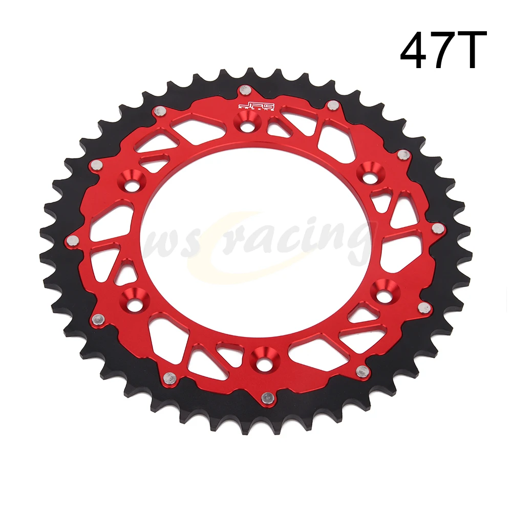 45T 47 т 48 49 50T 51 т 52 сзади звездочки для Honda CR CRF XR CRM 125 150F 230F 230L 250 250X 250R 400 450R 450X500 650R - Цвет: 47T
