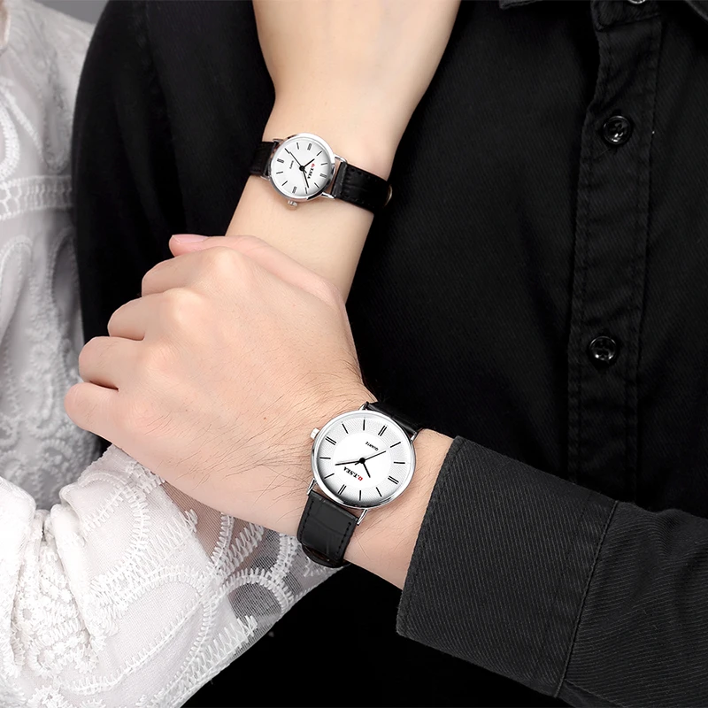 

New Fashion 2021 O.T.SEA Brand Leather Watches Men Women Ladies Fashion Dress Quartz Wristwatch Relogio Feminino 6688-5