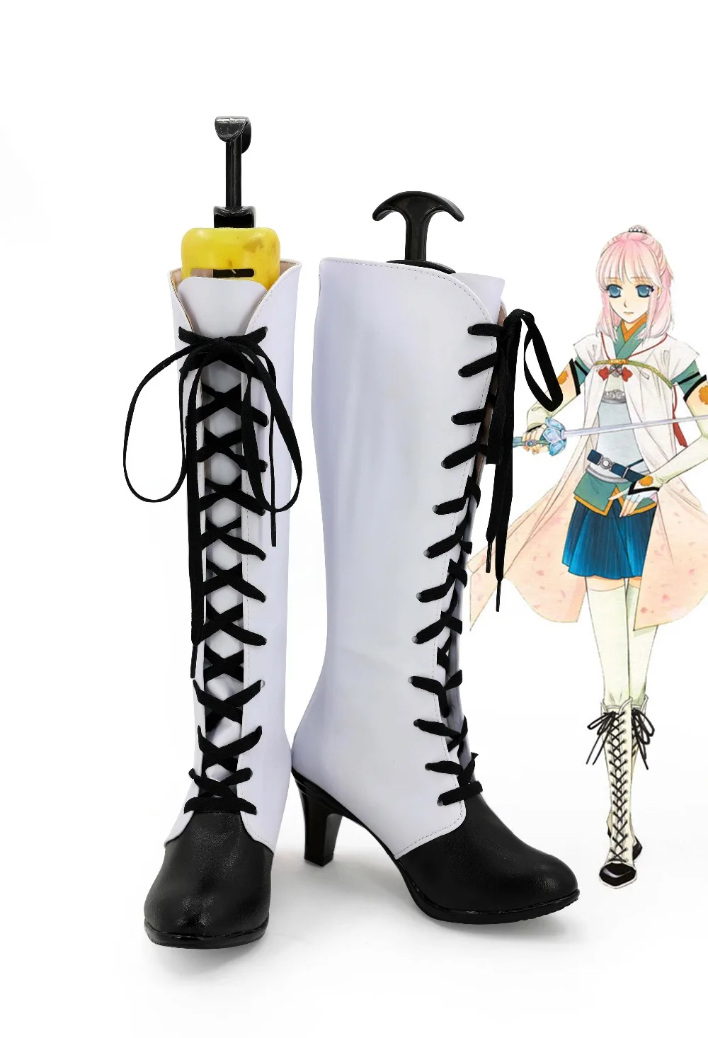 

Haruka Hachiyou Shou Mikako Takahashi cosplay boots shoes for adult women men halloween carnival