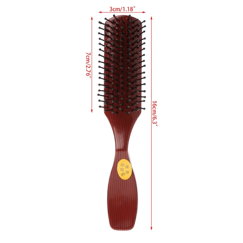 Профессиональная пластиковая щетка для волос вентилируемая расческа салона