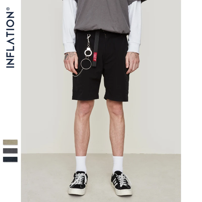 Новинка мужские свободные повседневные шорты с карманами и завязками модные в