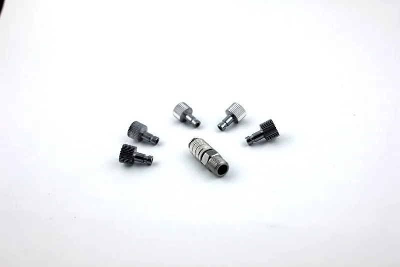 ABEST Airbrush быстроразъемный Соединительный переходник с 5 штекерными фитингами 1/8