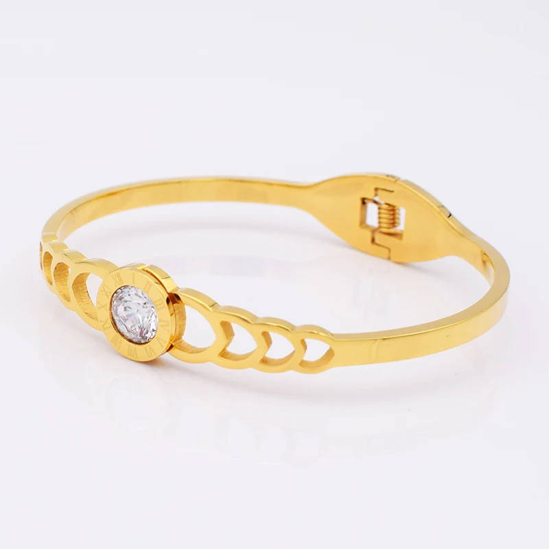 Хит продаж Римский браслет для женщин роскошный блестящий 8 мм кубический циркон