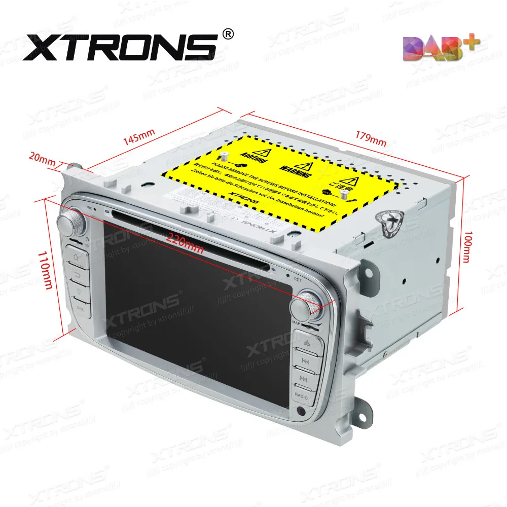 XTRONS 7 ''HD автомобильный DVD плеер 2 din радио DAB + Canbus GPS навигации для Ford Focus II Mondeo C Max
