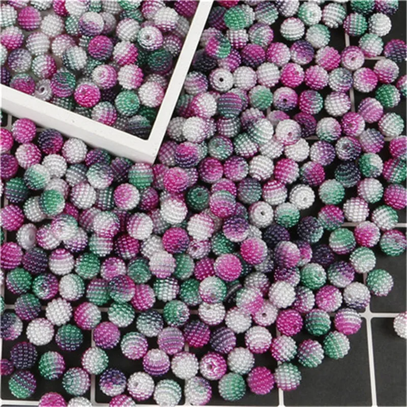 10 мм(примерно) 1,5mm 50 шт./пакет двух-Цвет эффект жемчужные бусины из АБС-пластика для искусство ремесла швейные вам возможность самостоятельно украсить свой телефон для пошива одежды ткань/Бисер для одежды «сделай сам»