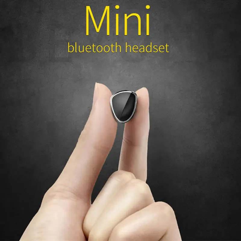 Мини беспроводные Bluetooth наушники Handsfree Call Phone мини невидимая музыка с микрофоном