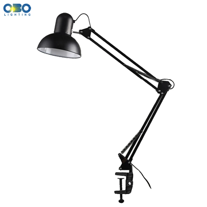 Офисная Гибкая Современная лампа железная/Компьютерная для чтения длинная рука