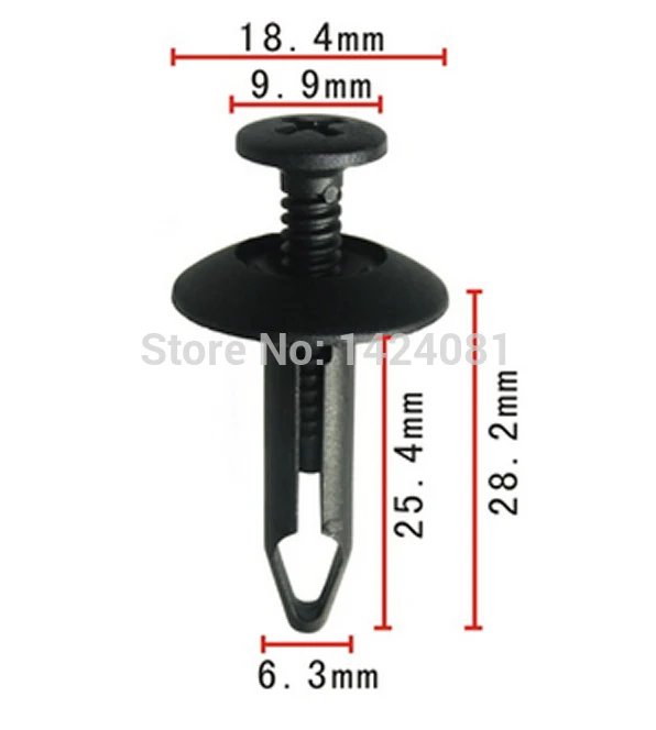 

500x OEM для Ford пластиковый винт крепеж заклепка 1007932