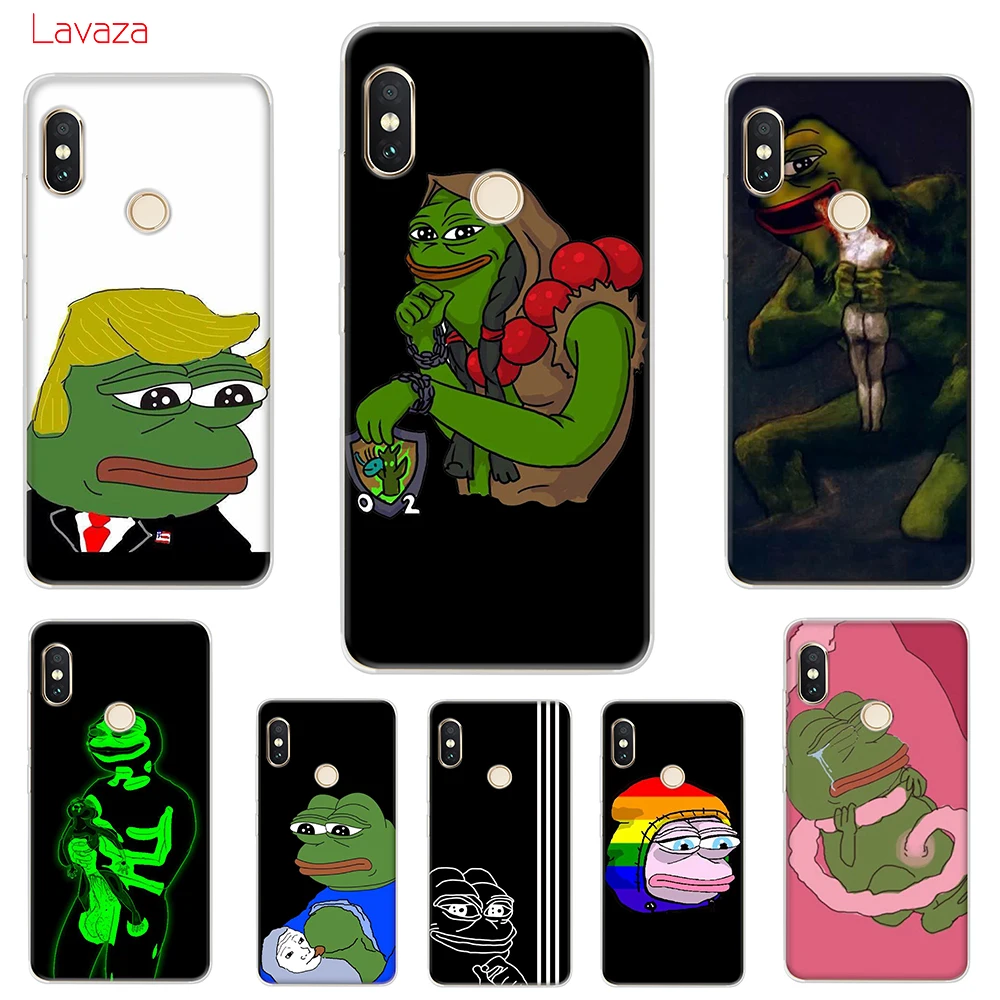 Жесткий чехол lawaza Pepe the Frog collage для POCOPHONE F1 Xiaomi A2 8 9 SE Lite A1 Max 3 Redmi Note 7 Pro | Мобильные