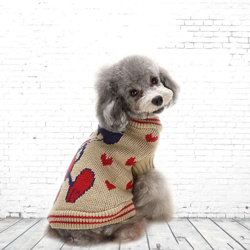 CoolPaw зимний свитер для собак одежда домашних животных милый животный стиль Patten от