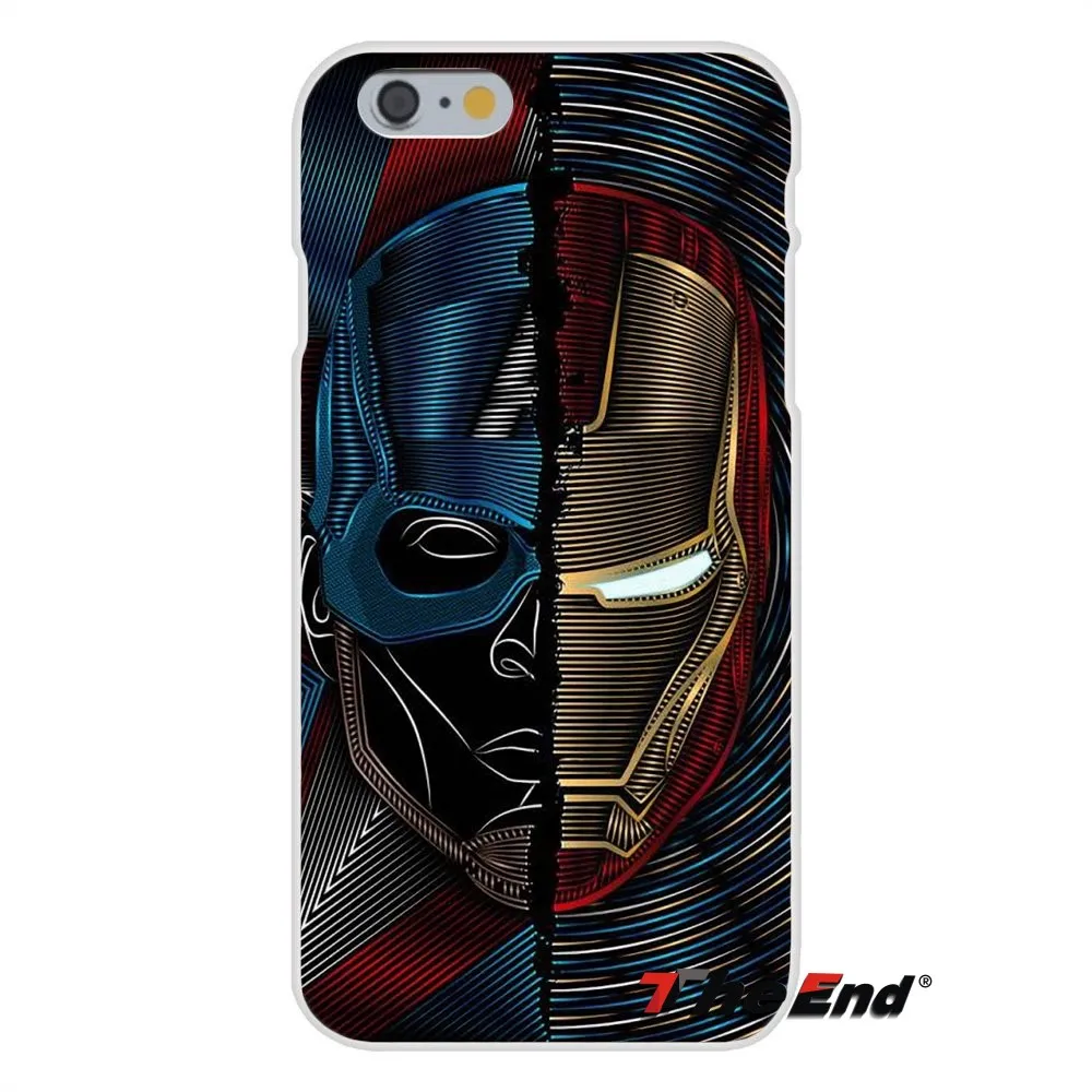 Marvel's Captain America Civil War Silicone Phone Case For iPhone X 4 4S 5 5S 5C SE 6 6S 7 8 Plus Galaxy Grand Core Prime Alpha |