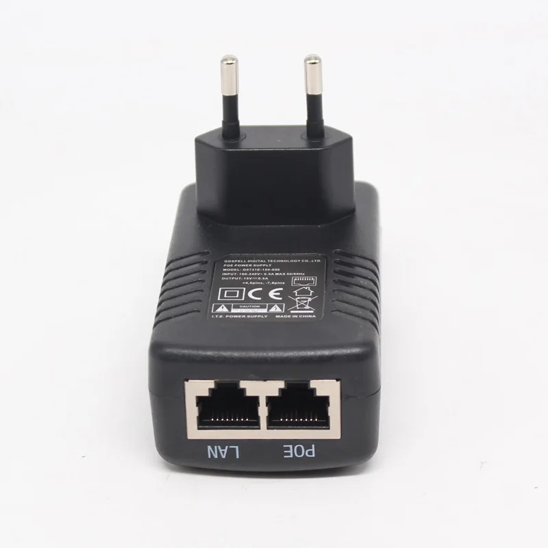 15 V 0.5A POE адаптер питания для маршрутизатор CPE