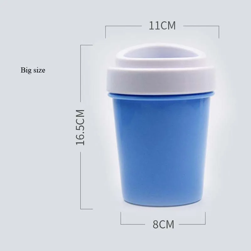Portable Pet Foot Washer Cup Soft Silicone Bristles Clean Brush Quickly Cleaning Paws Muddy Feet Dog Wash Tools | Дом и сад