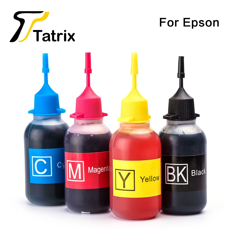 Tatrix новые чернила для заправки красителя Epson HP Canon многоразовый - Цена: 764.93