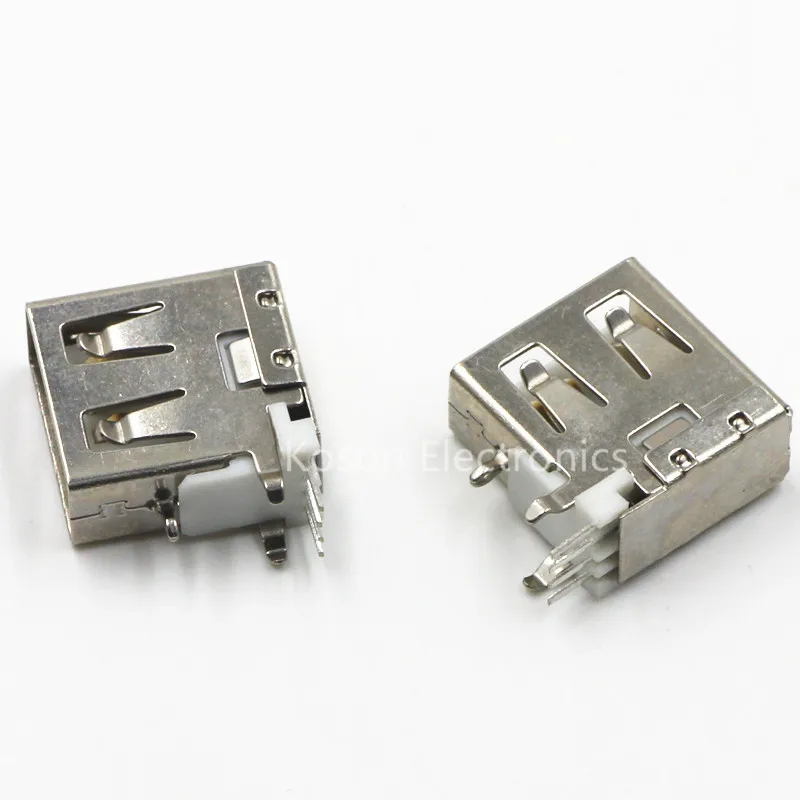 10 шт. USB Type-A гнездовой разъем для монтажа на печатную плату высококачественный